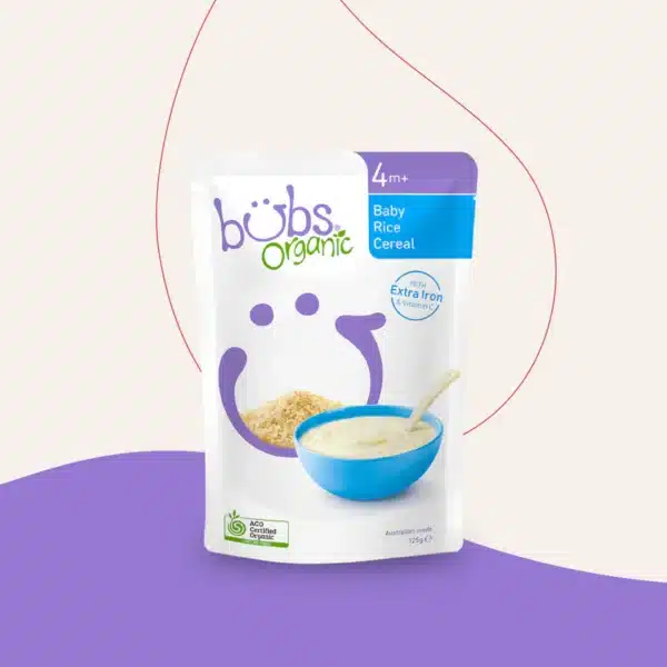 Organic Baby Rice Cereal 6 Months+ 150g.