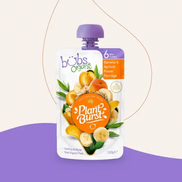 Organic Banana & Apricot Power Porridge 6 Months+ 120g.